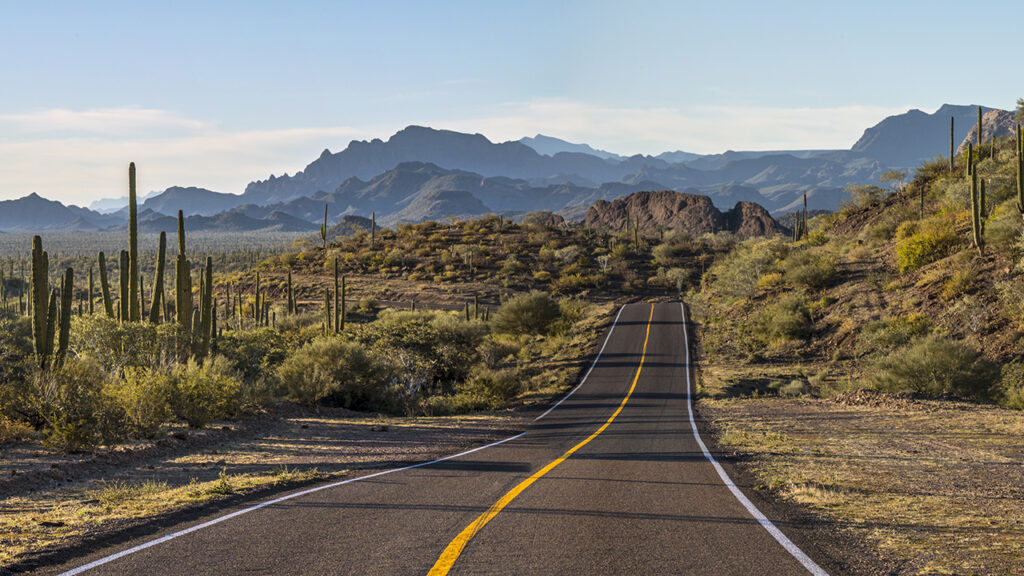 Highway 1 in Baja California