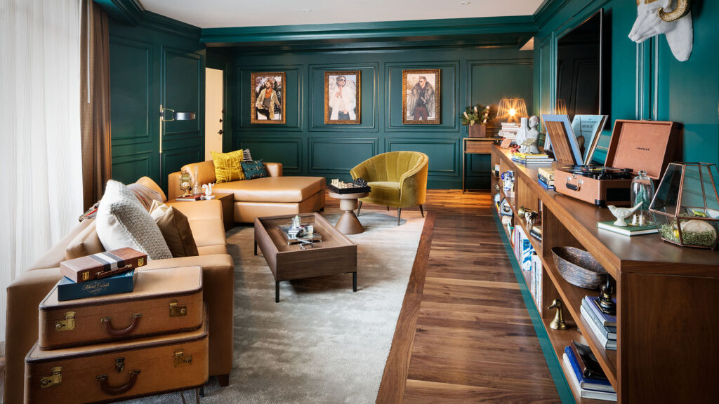 a guest suite at The Elizabeth Hotel, Autograph Collection