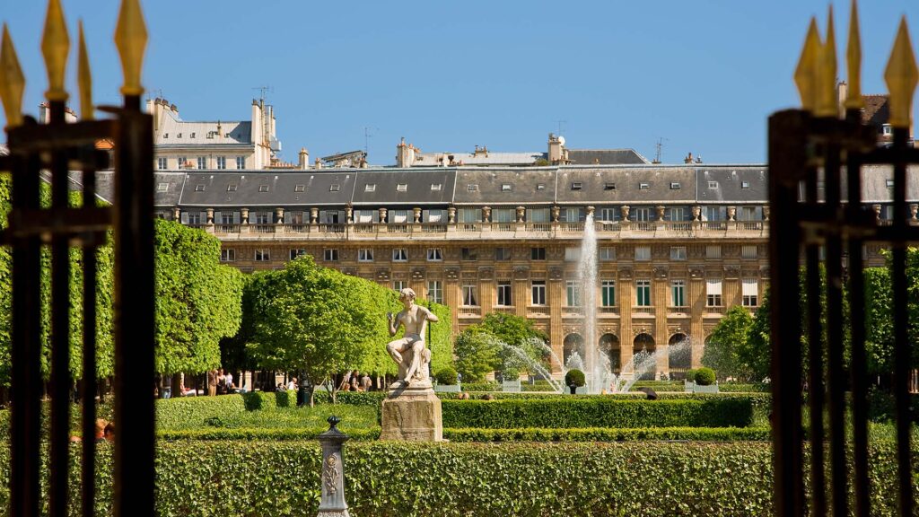 Palais-Royal Gardens in Paris, France