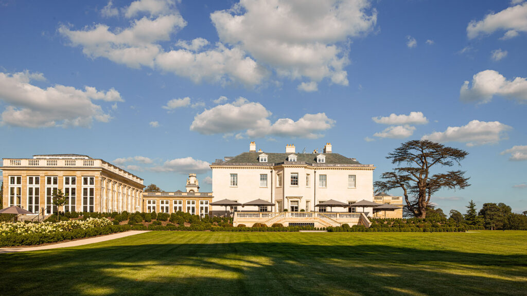 The Langley Hotel gardens in Buckinghamshire