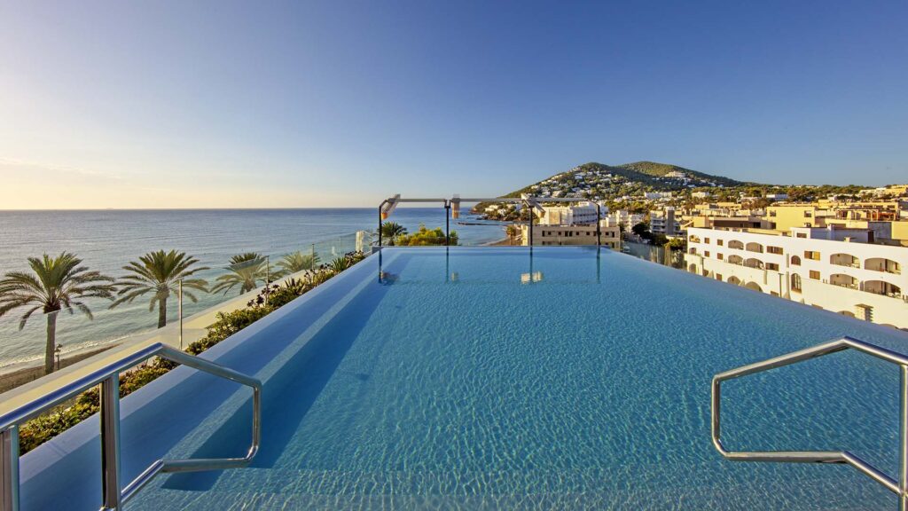 swimming pool at W Ibiza